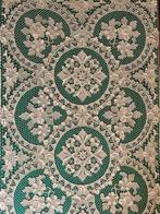 Magnifique manteau en dentelle de Burano, beau travail à la