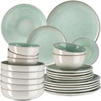 tectake Serviesset Mare van aardewerk, voor 6 personen - 24, Huis en Inrichting, Verzenden, Nieuw