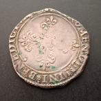 France. Henri III (1574-1589). Franc au col plat (Nantes)