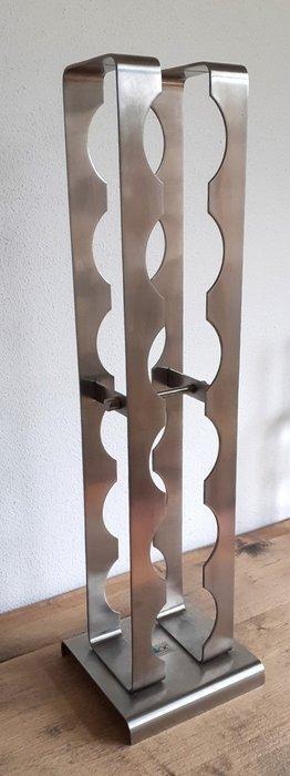 Zack GmbH - Wijnrek - Fonare - Roestvrij staal - Design RVS, Antiek en Kunst, Antiek | Meubels | Stoelen en Sofa's