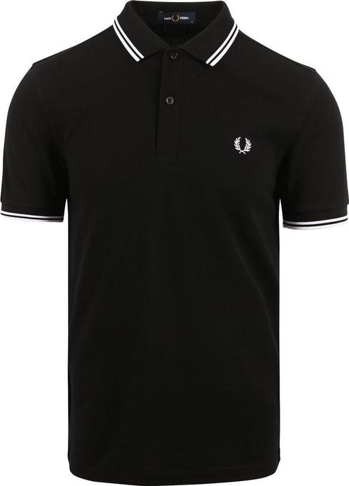 Fred Perry Polo Zwart 350 maat Maat 52/54 (L) Heren, Kleding | Heren, Polo's, Zwart, Nieuw, Maat 52/54 (L), Verzenden