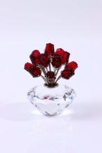 Figure - Swarovski - Vaas met 15 Rode Rozen (Boxed +