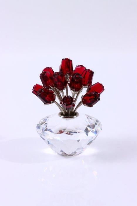 Figure - Swarovski - Vaas met 15 Rode Rozen (Boxed +, Antiek en Kunst, Curiosa en Brocante