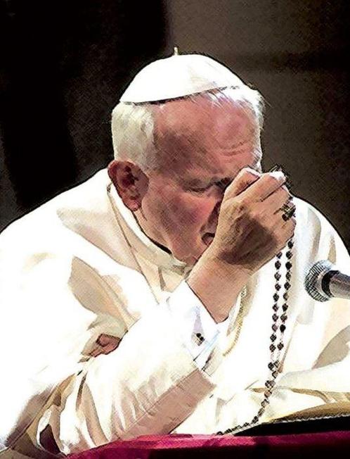 Chapelet - Papa Jean-Paul II Don de laudience privée semi, Antiek en Kunst, Antiek | Boeken en Manuscripten