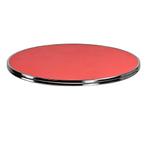 Tafelblad | SILVER | Rood | In-/Outdoor | Ø700x30(h)mm, Verzenden, Nieuw in verpakking