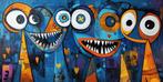 Felix van Horst - Wild Grins (XXL), Antiek en Kunst