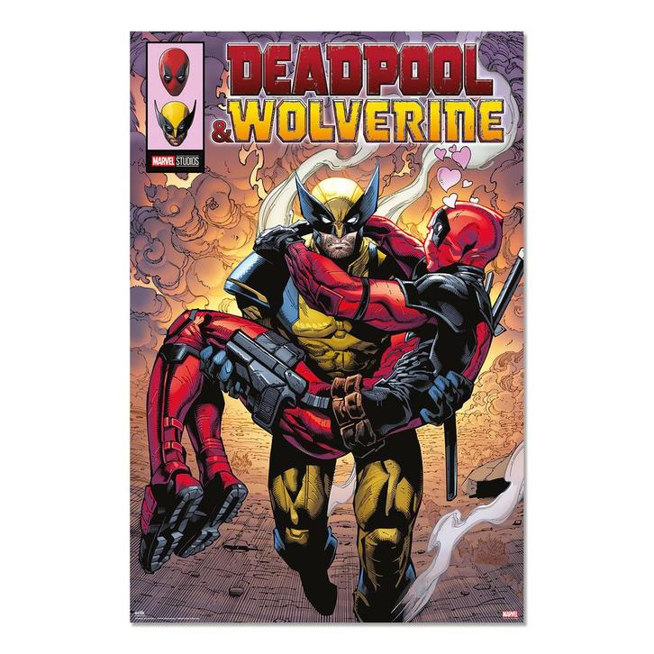 Deadpool & Wolverine Love Poster 61 x 91.5 cm, Verzamelen, Film en Tv, Ophalen of Verzenden