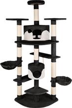 Tweedekans | tectake® - Katten krabpaal Nelly zwart / wit -, Dieren en Toebehoren, Ophalen of Verzenden, Nieuw