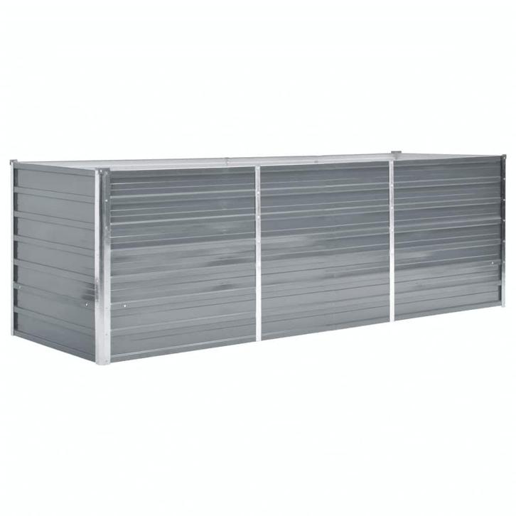 Plantenbak Gegalvaniseerd 240x80 | Retour Deal | -40%, Tuin en Terras, Bloembakken en Plantenbakken, 60 cm of meer, 100 cm of meer