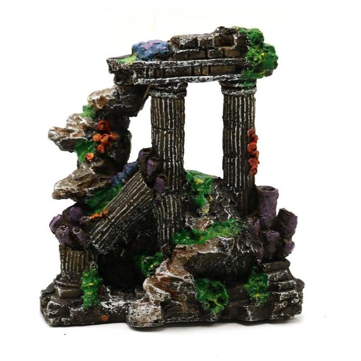Ruïne 17,5 cm / Aquariumdecoratie As-270 (Hardscaping), Dieren en Toebehoren, Vissen | Aquaria en Toebehoren, Gevuld zeewateraquarium