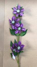 Clematis Purple Zijdenbloem 78 cm boeket, Nieuw