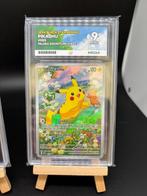 Pokémon - 2 Graded card - Pikachu Black Star Promo + Eevee, Hobby en Vrije tijd, Nieuw