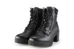 Mustang Veterboots in maat 38 Zwart | 5% extra korting, Verzenden, Zwart, Overige typen, Zo goed als nieuw