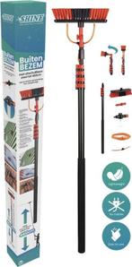 2dekans | Shine telescopische water- bezem / borstel, Ophalen of Verzenden