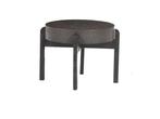 Veiling - Salontafel large liquid metal en houten poten brui, Huis en Inrichting, Tafels | Salontafels, Nieuw