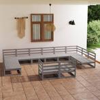 vidaXL 12-delige Loungeset massief grenenhout, Tuin en Terras, Tuinsets en Loungesets, Verzenden, Nieuw, Loungeset