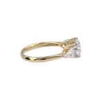 Ring - 14 karaat Geel goud - 2.50ct. tw. Diamant (Lab-grown), Handtassen en Accessoires, Ringen, Nieuw