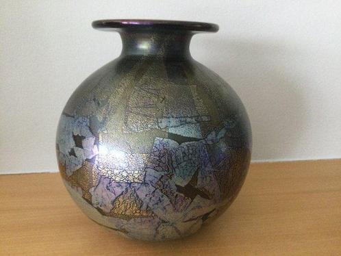 Isle of Wight - Michael Harris - Vaas -  Azurene Gold  -, Antiek en Kunst, Antiek | Glaswerk en Kristal