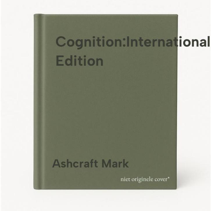 Cognition:International Edition 9780135081686 Ashcraft Mark, Livres, Langue | Anglais, Envoi