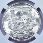 Portugal. Republic. 10 escudos 1948 - NGC - MS 65 - Escassa, Postzegels en Munten, Munten | Europa | Niet-Euromunten