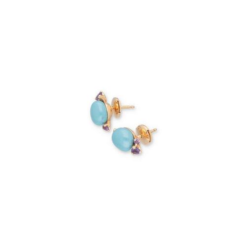 Pomellato - Oorbellen - Capri - 18 karaat Roségoud Amethist, Handtassen en Accessoires, Oorbellen