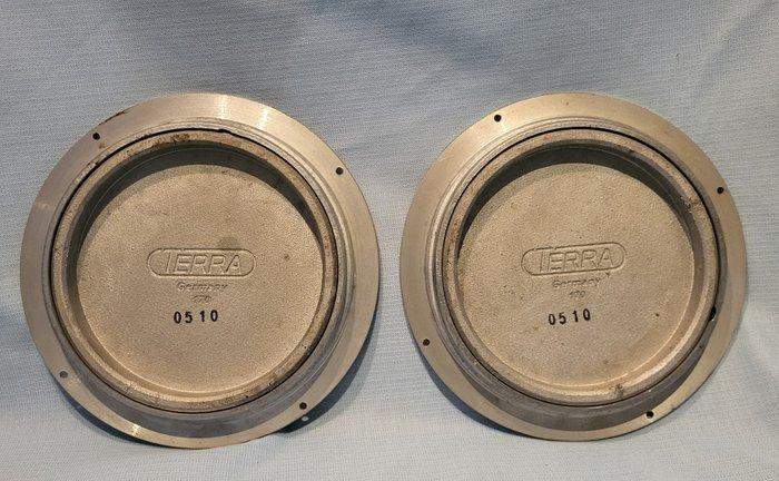 Maritieme objecten (2) - Aluminium- Ronde luik /, Antiek en Kunst, Curiosa en Brocante