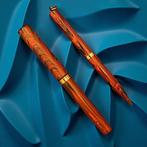 Waterman - “Red Ripple / Woodgrain” - Stylo à plume