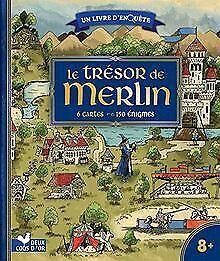 Le trésor de Merlin - livre avec cartes et loupe ...  Book, Livres, Livres Autre, Envoi