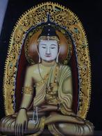 Glas schildrij-ca 1930 - Boeddha - China (Zonder, Antiek en Kunst