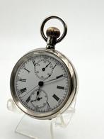 Cronografo da Tasca . Argento . Svizzera - 1850-1900, Nieuw