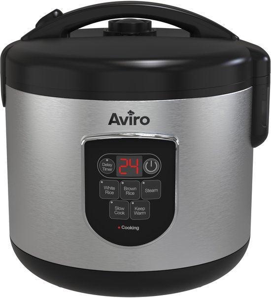 2dekans | Aviro Rijstkoker - Slowcooker - 1,2L - 7 Functies, Sport en Fitness, Gezondheidsproducten en Wellness, Ophalen of Verzenden