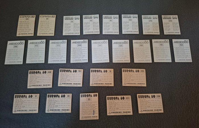 1980, 1984, 1982, 1986 Panini Europa 80, España 82 World, Collections, Autocollants