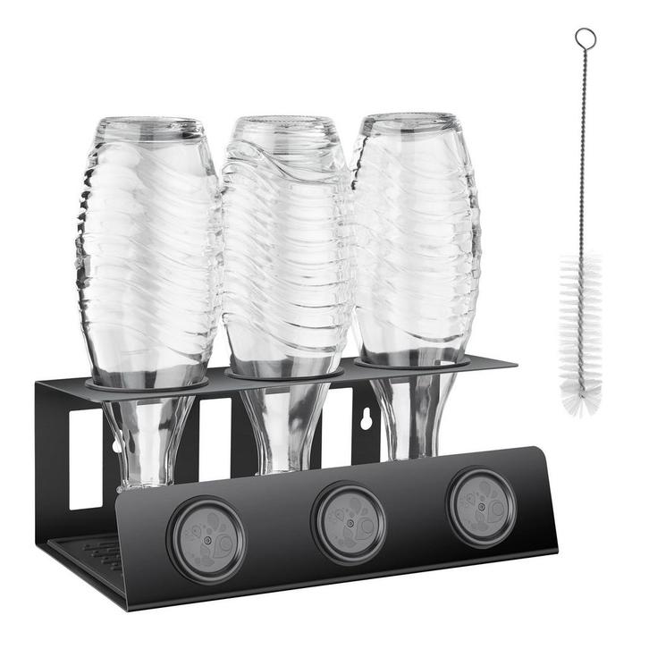 tectake Flessenhouder Triso, voor 3 soda-stream flessen, met, Zakelijke goederen, Horeca | Overige, Verzenden