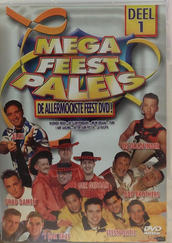 Mega feest paleis 1 (dvd tweedehands film), Cd's en Dvd's, Dvd's | Actie, Ophalen of Verzenden