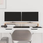 vidaXL Monitorstandaard 100x27x10 cm massief grenenhout, Computers en Software, Verzenden, Nieuw