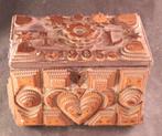 Antieke Tramp Art - Kist - Hout