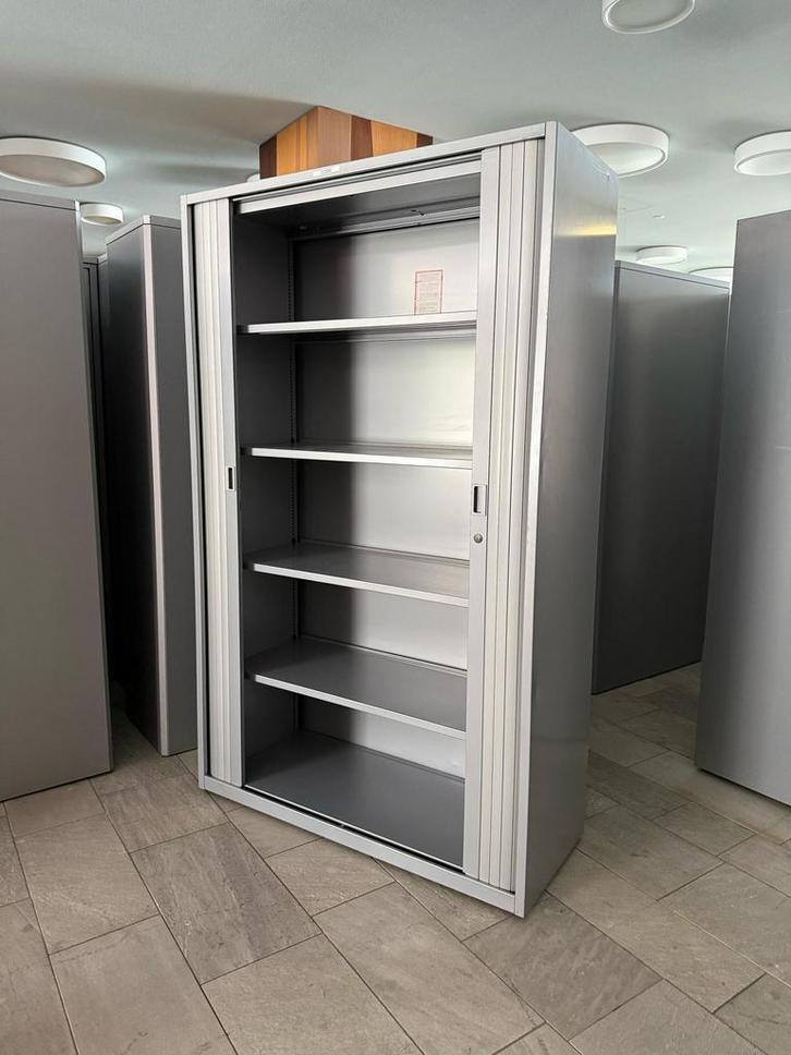 TDS Roldeurkasten 190x120x45 (gebruikt) - Inclusief Levering, Huis en Inrichting, Kasten | Roldeurkasten en Archiefkasten, 25 tot 50 cm