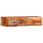 vidaXL Wandtafel 100x25x20 cm massief acaciahout, Huis en Inrichting, Verzenden, Nieuw