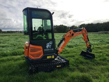 Veiling - Cougar  - Minigraafmachine met Kubota motor D902 beschikbaar voor biedingen