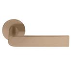 Enkele deurklink rechts PIET BOON ARC PBA100 PVD licht brons, Nieuw, Overige materialen, Klink of Kruk