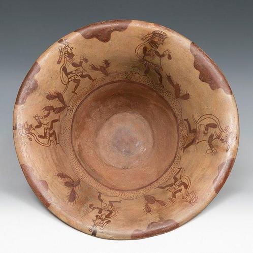 Moche, Peru Keramiek Mooi versierd Vat met TL-test en, Verzamelen, Mineralen en Fossielen