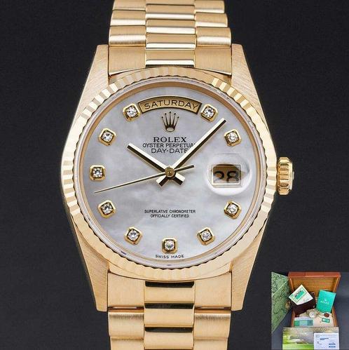 Rolex - Day-Date - 18238 - Unisex - 1995, Handtassen en Accessoires, Horloges | Heren