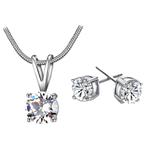PaCaZa - Sieraden Set Diamond (Ketting & Oorbellen), Handtassen en Accessoires, Overige Accessoires, Nieuw, Verzenden