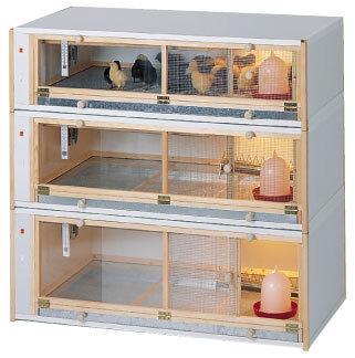 Kuikenopfokbox-combinatie, 102x50x100cm LxBxH (totaal), Dieren en Toebehoren, Pluimvee | Toebehoren