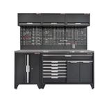 Gereedschapskasten set wandlengte 204 cm. lage tweedeurs, Ophalen of Verzenden