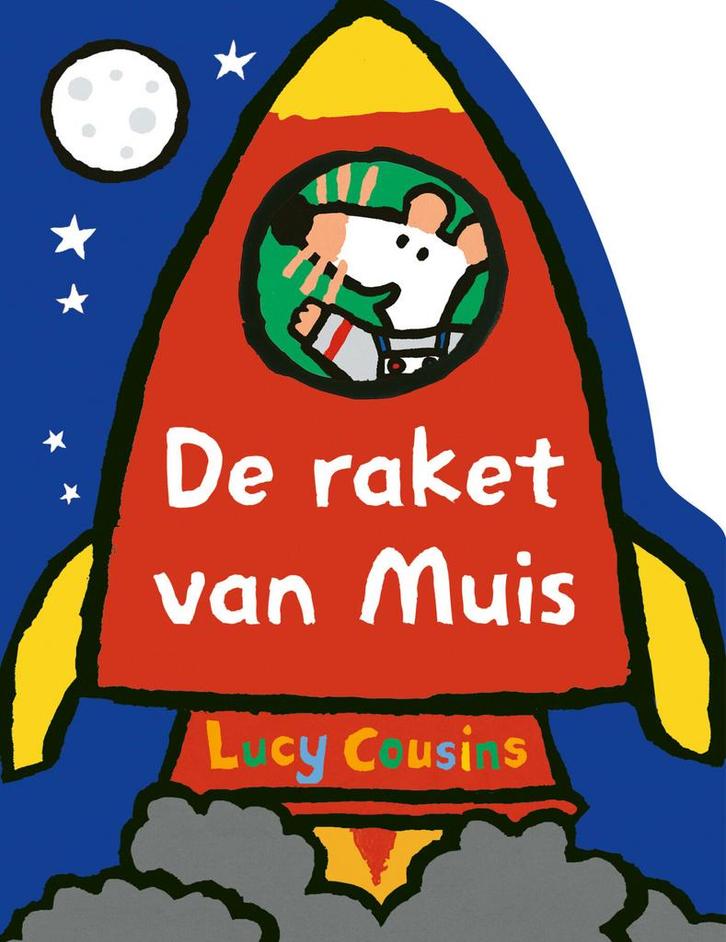 Muis - De raket van Muis (9789025887315, Lucy Cousins), Antiquités & Art, Antiquités | Livres & Manuscrits, Envoi