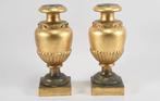 Set oude palmen-deuren - 25 cm (2) - Bladgoud - 1750-1800