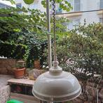 Plafondlamp - Metaal, Emaille - Vintage industriële hanglamp