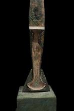 West-Aziatisch Zwaard of groot bronzen dolk met ingelegd, Antiek en Kunst