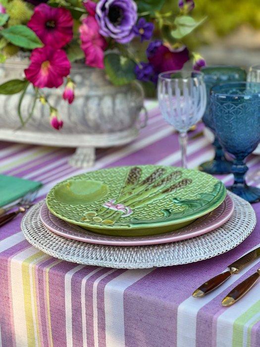 Tafelkleed voor grote tafels, katoen en linnen, intense, Antiek en Kunst, Antiek | Tapijten, Tafelkleden en Textiel